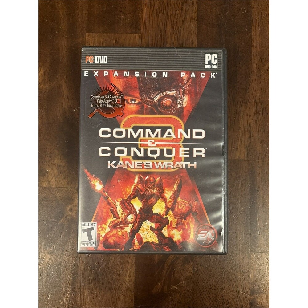 Command & Conquer 3: Kane's Wrath  PC DVD Expansion Pack Free Shipping